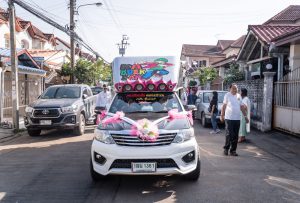 จัดงานแต่งงาน พิธีไทย ธีมสีเขียว